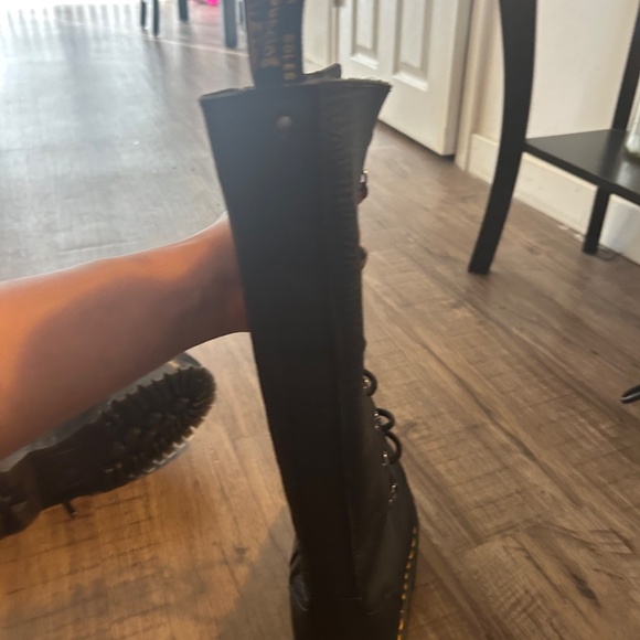 Platform dr marten boots knee high - Picture 4 of 8